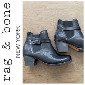 NEW! Rag & Bone leather strap booties